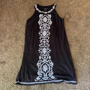 INC embroidered dress